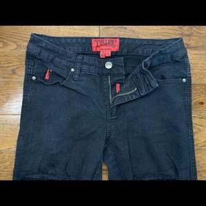 Tripp NYC ripped jeans with built in fishnet